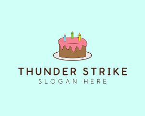 Sweet Birthday Cake logo design