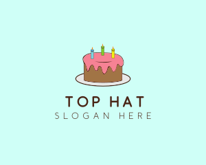 Sweet Birthday Cake logo design