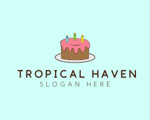 Sweet Birthday Cake logo design