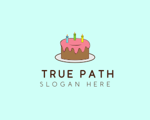 Sweet Birthday Cake logo design