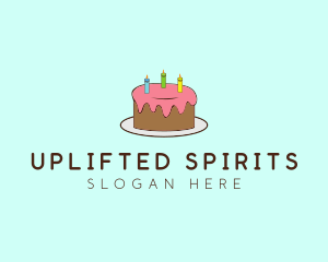 Sweet Birthday Cake logo design