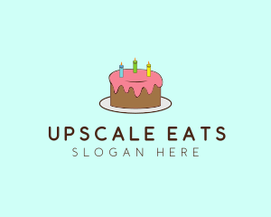 Sweet Birthday Cake logo design