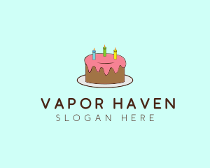 Sweet Birthday Cake logo design