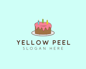 Sweet Birthday Cake logo design