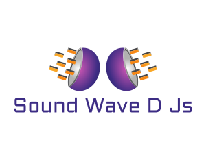 Gradient Subwoofer Speakers logo design