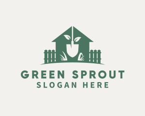 Green Shovel Greenhouse logo design