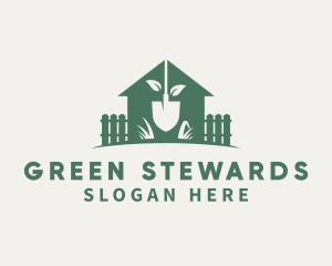 Green Shovel Greenhouse logo design