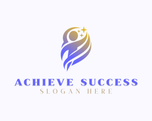 Human Success Leadership logo design