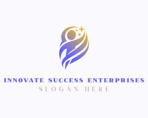 Human Success Leadership logo design