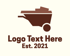 Brown Soil Wheelbarrow  logo