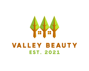 House Garden Valley  logo design