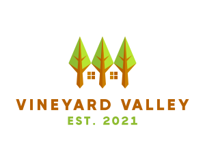 House Garden Valley  logo design