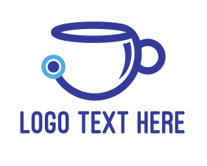 Coffee - Tech Coffee Cup logo design