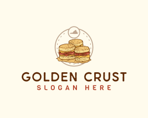 Virginia Ham Biscuits  logo design