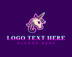 Unicorn Horse Pony logo