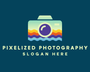 Beach Waves Photography Studio logo design