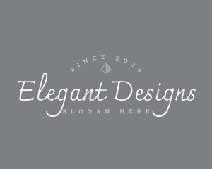 Elegant Designer Signature logo design