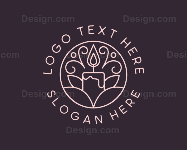 Lotus Candle Yoga Logo