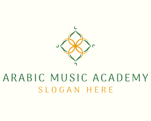 Arabic Floral Moon logo