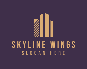 Real Estate Skyline Building  logo design