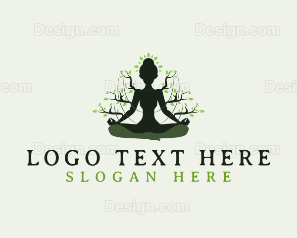 Tree Meditation Yoga Logo