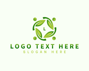 Community Healthy Leaf Logo