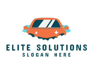 Clean Car Wash Service logo design