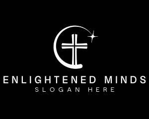 Crucifix Religion Church logo