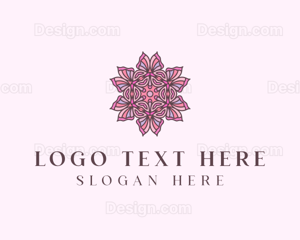 Floral Decorative Flower Logo