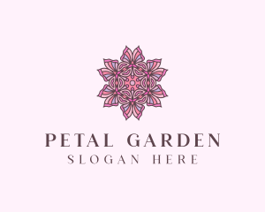 Floral Decorative Flower  logo design