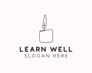 Wellness Candle Decor logo design