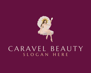 Seashell Beauty Queen  logo design