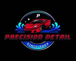 Car Wash Auto Detailing logo design