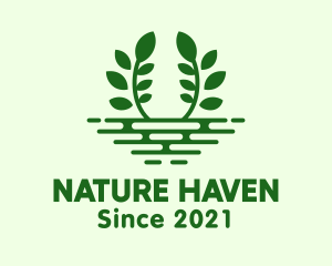 Nature Conservation Leaf  logo design