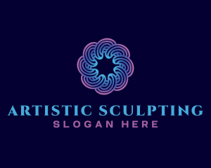 Spiral Swirl Technology logo design