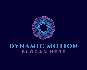 Spiral Swirl Technology logo design