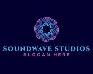 Spiral Swirl Technology logo design