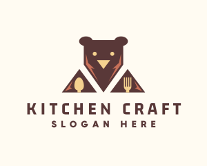 Bear Food Utensils logo