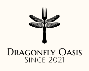 Dragonfly Wing Fork  logo