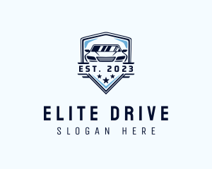 Car Driving Badge logo design