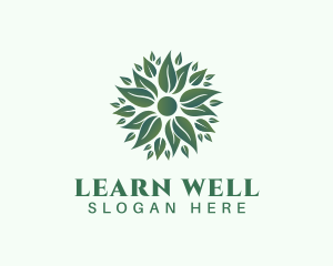 Organic Leaves Wellness logo design