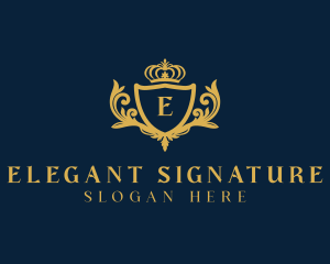 Regal Elegant Shield  logo design