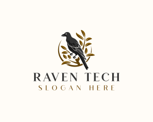 Crow Raven Bird logo