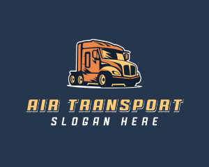 Transportation Trucking Logistics logo design