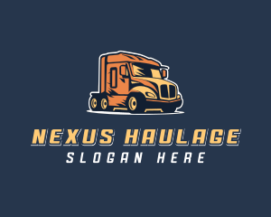 Transportation Trucking Logistics logo design