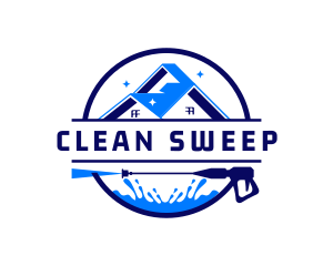 Pressure Wash Cleaning logo design