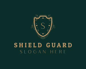 Royal Shield Wreath logo design