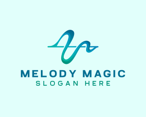 Music Media Sound Wave logo
