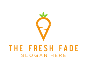 Fresh Carrot Vegetable logo design