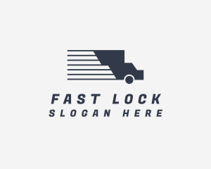 Fast Truck Freight Transport logo design